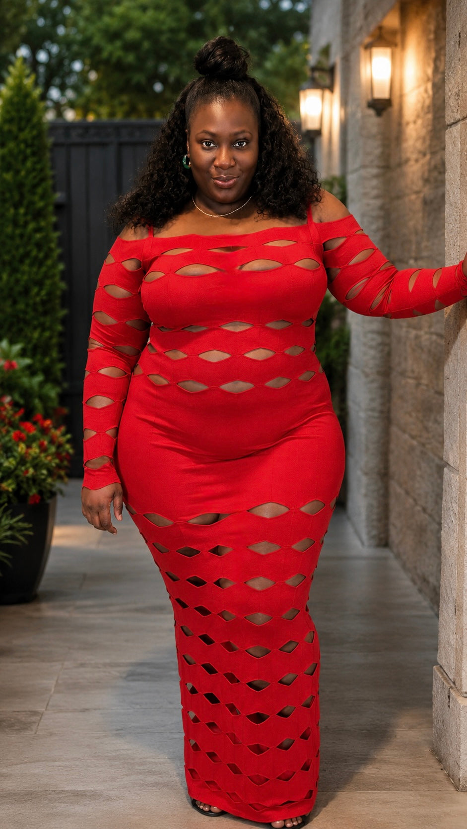 Ruby Maxi Dress- Red