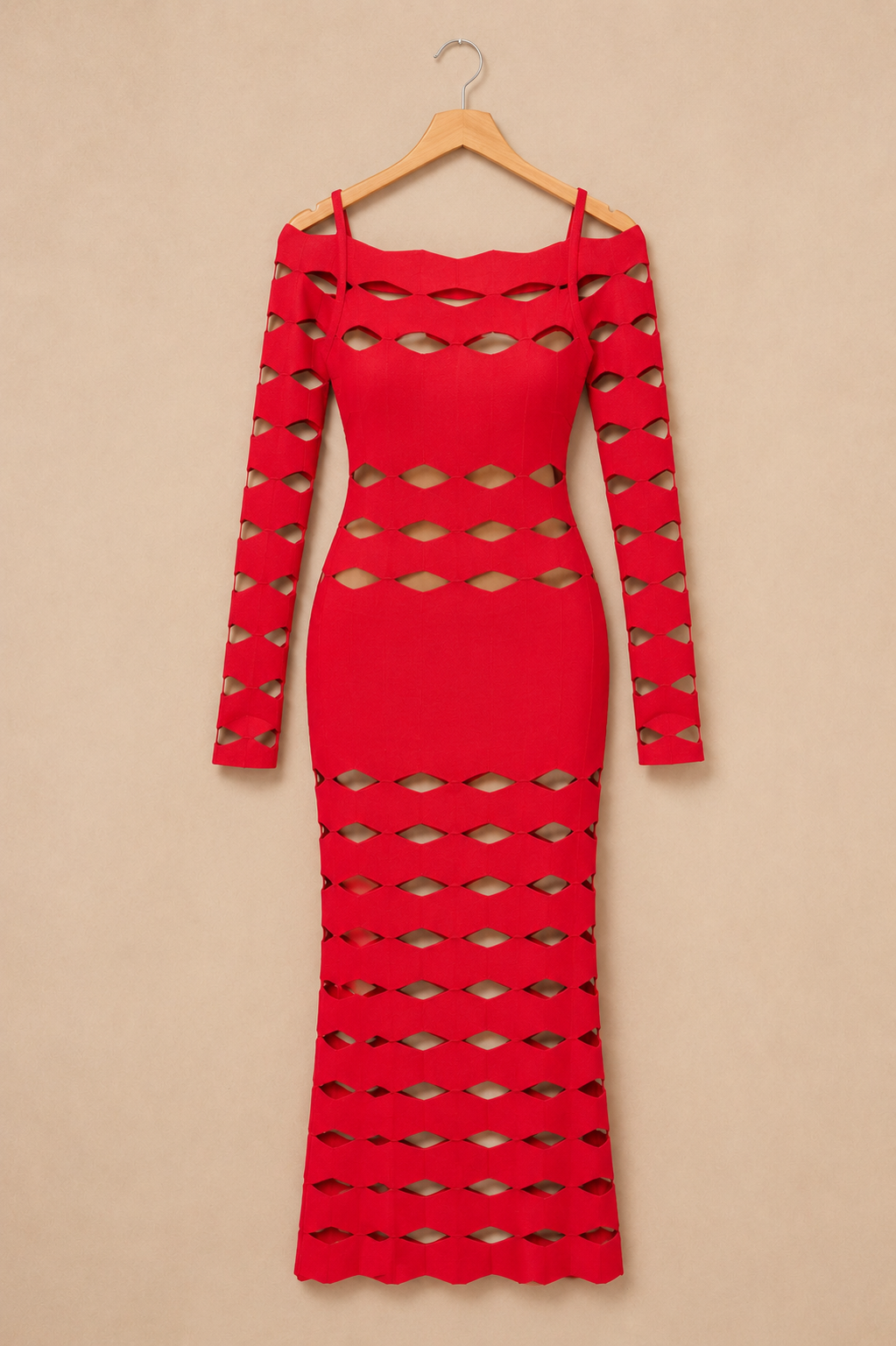 Ruby Maxi Dress- Red